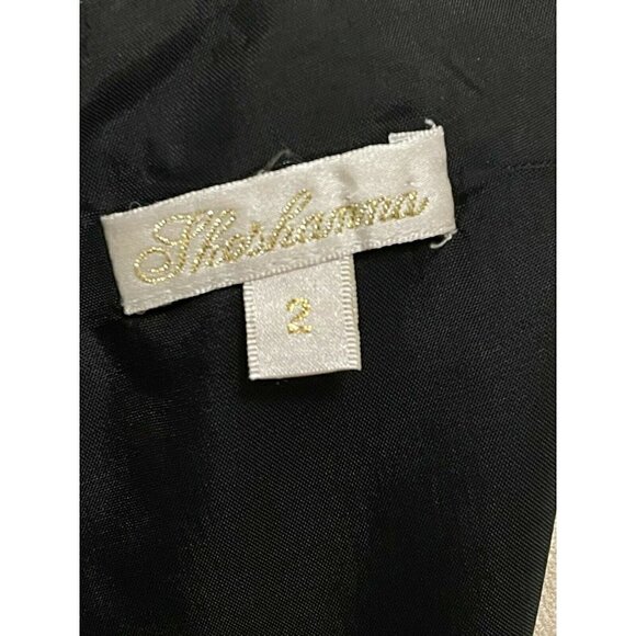 Shoshanna Fit N Flare Silk Blend Green And Black Abstract Dress Size 2 - Picture 7 of 8